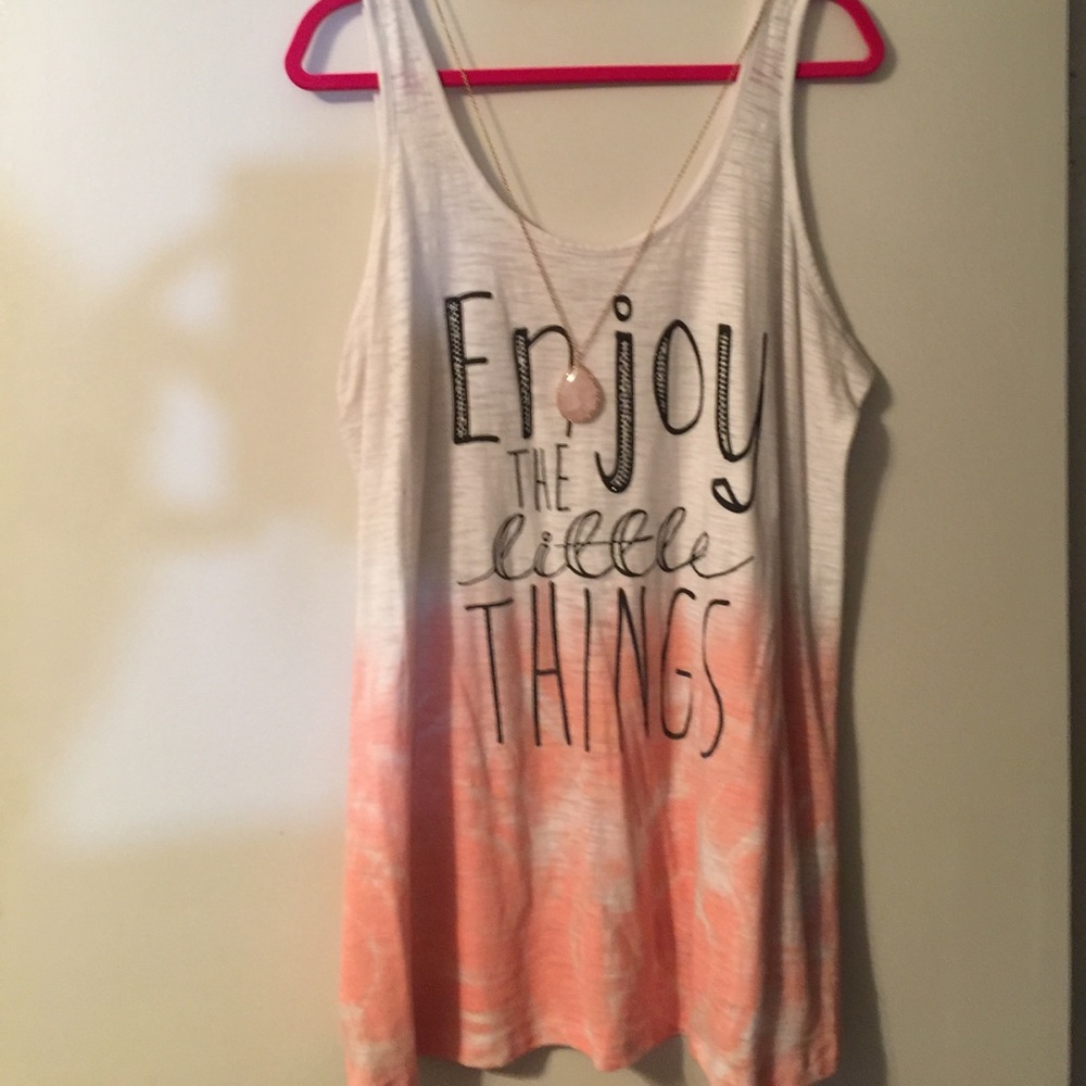 Plus size Tank ombré